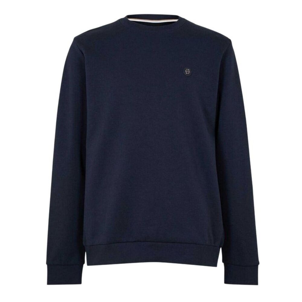 Boss Mens Logo Regular Sweatshirt / Dark Blue